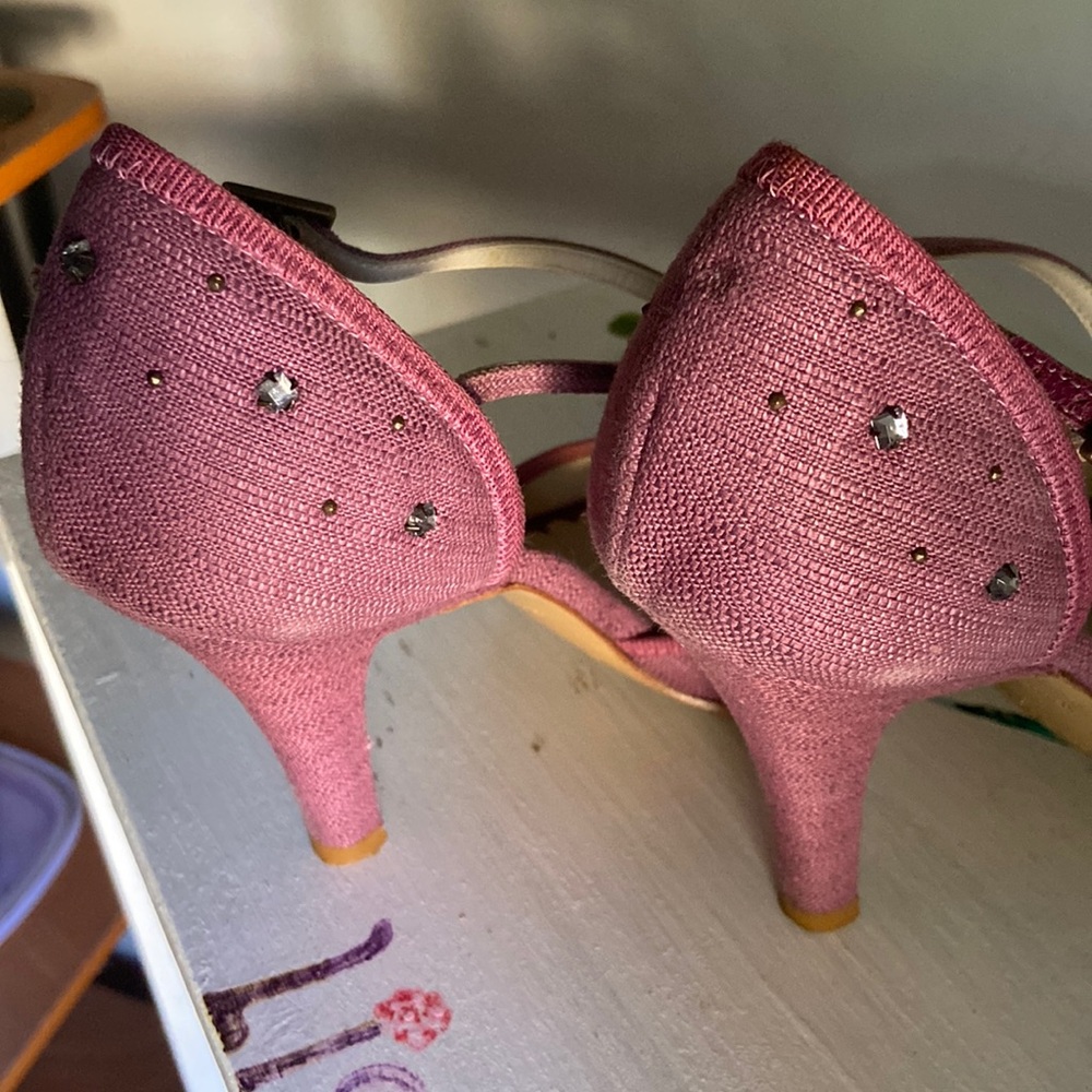 Marc Jacobs Pink Peep-Toe Ankle-Strap Heels - Picture 7 of 15